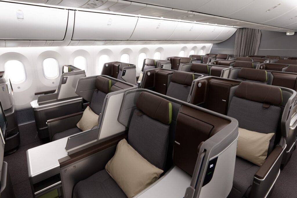 Eva Air 787 Business Class Seat