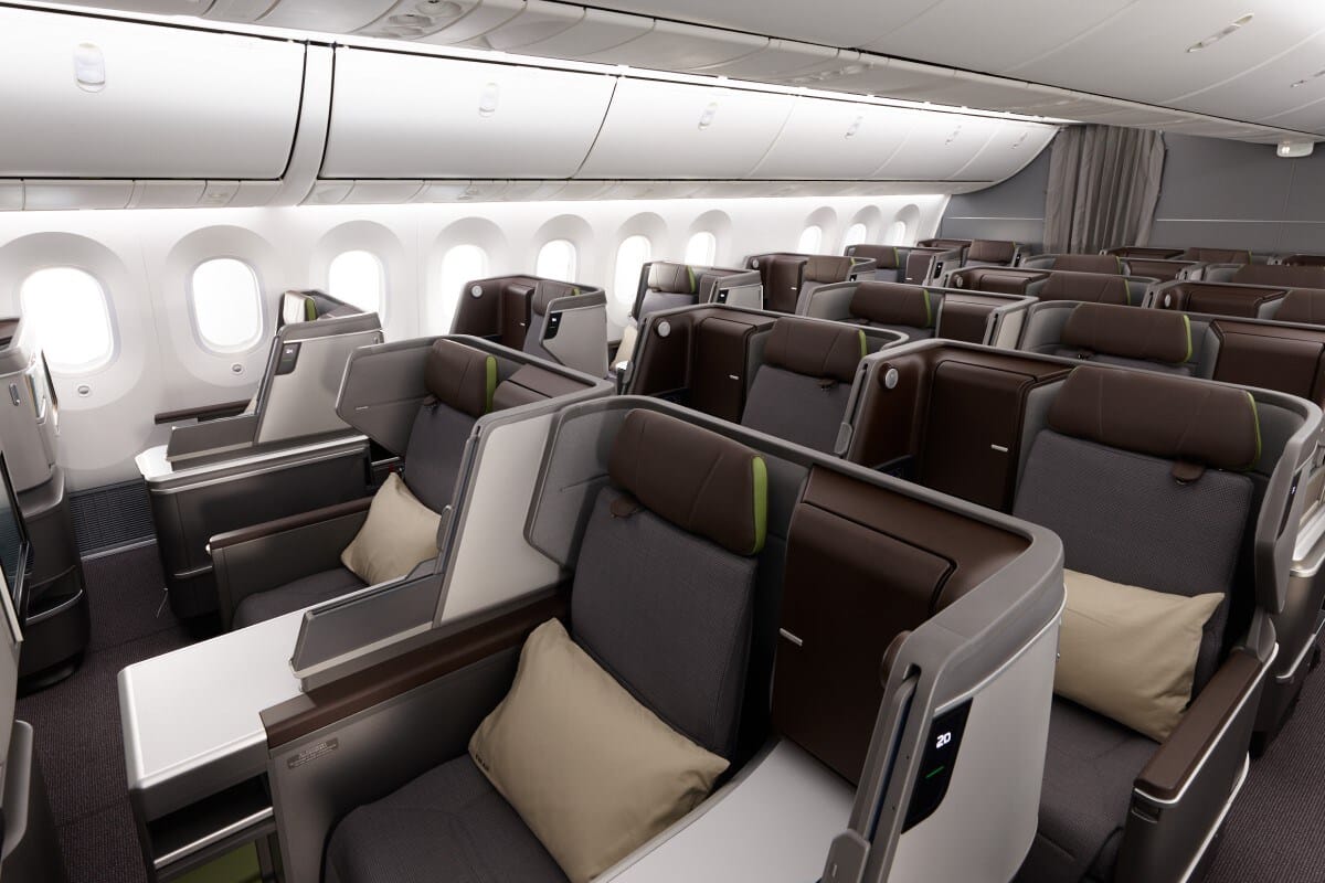 Eva Air BR 26 Business Class Cabin Boeing 787-10