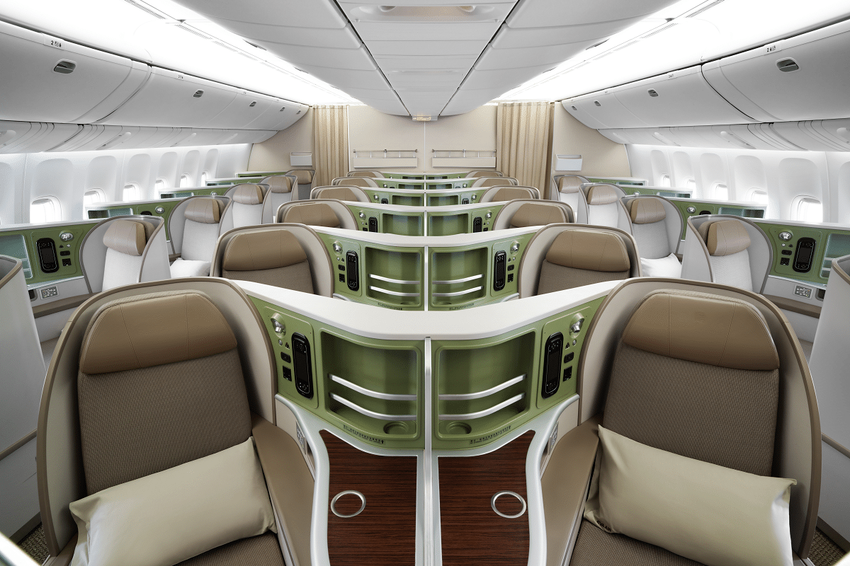 Eva Air 777 Business Class Seat