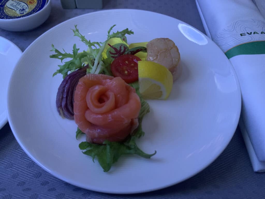 Eva Air 787 Business Class Meal | Breakfast