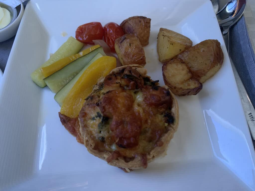 Eva Air 787 Business Class Meal | Breakfast