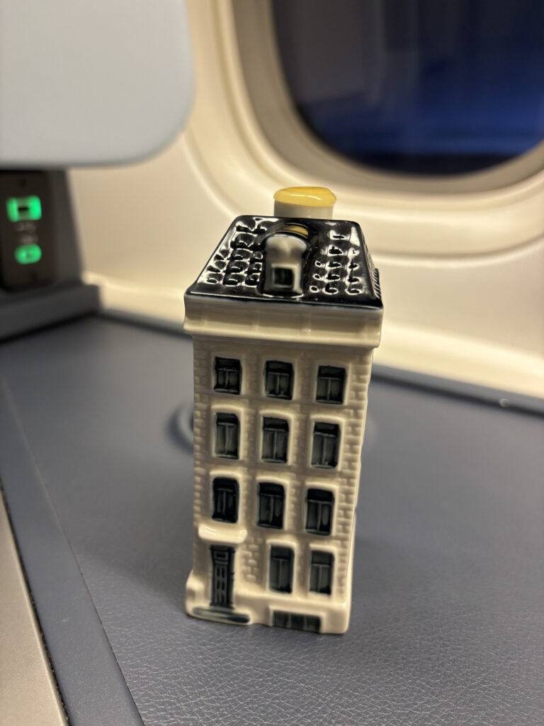KLM Business Class 777 Meal