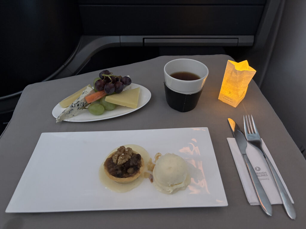 Turkish Airlines Business Class A350 Meal | Lunch