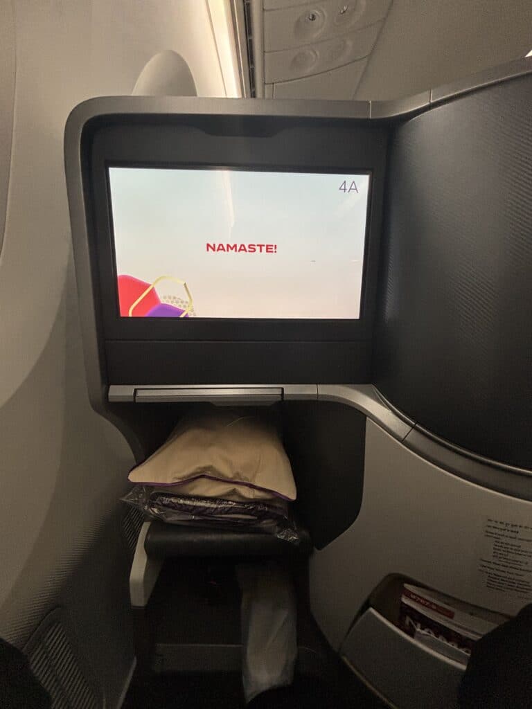 Air India Business Class 787 Review | Seat