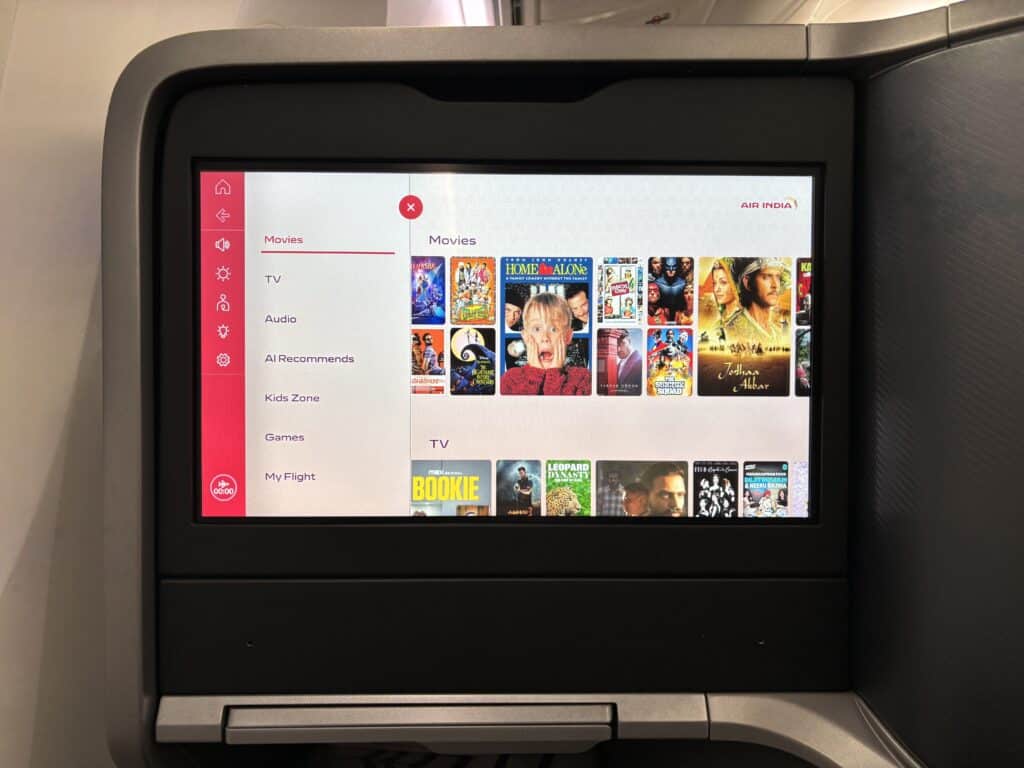 Air India Business Class 787 Review | IFE