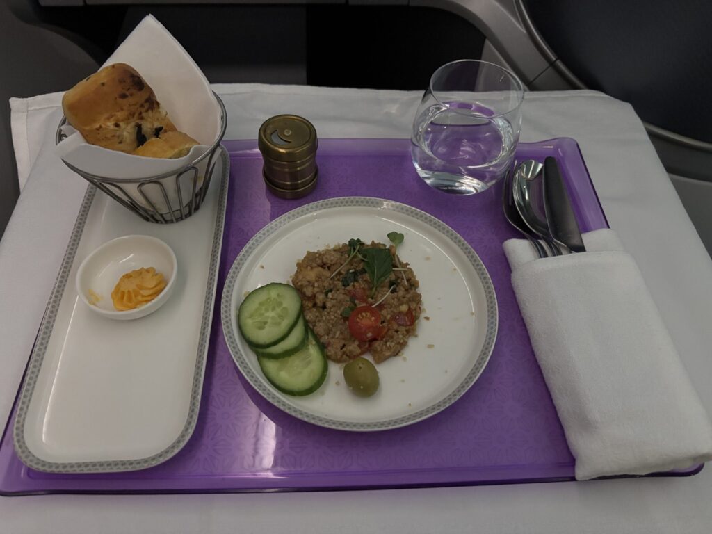 Air India Business Class 787 Review | Meal Service