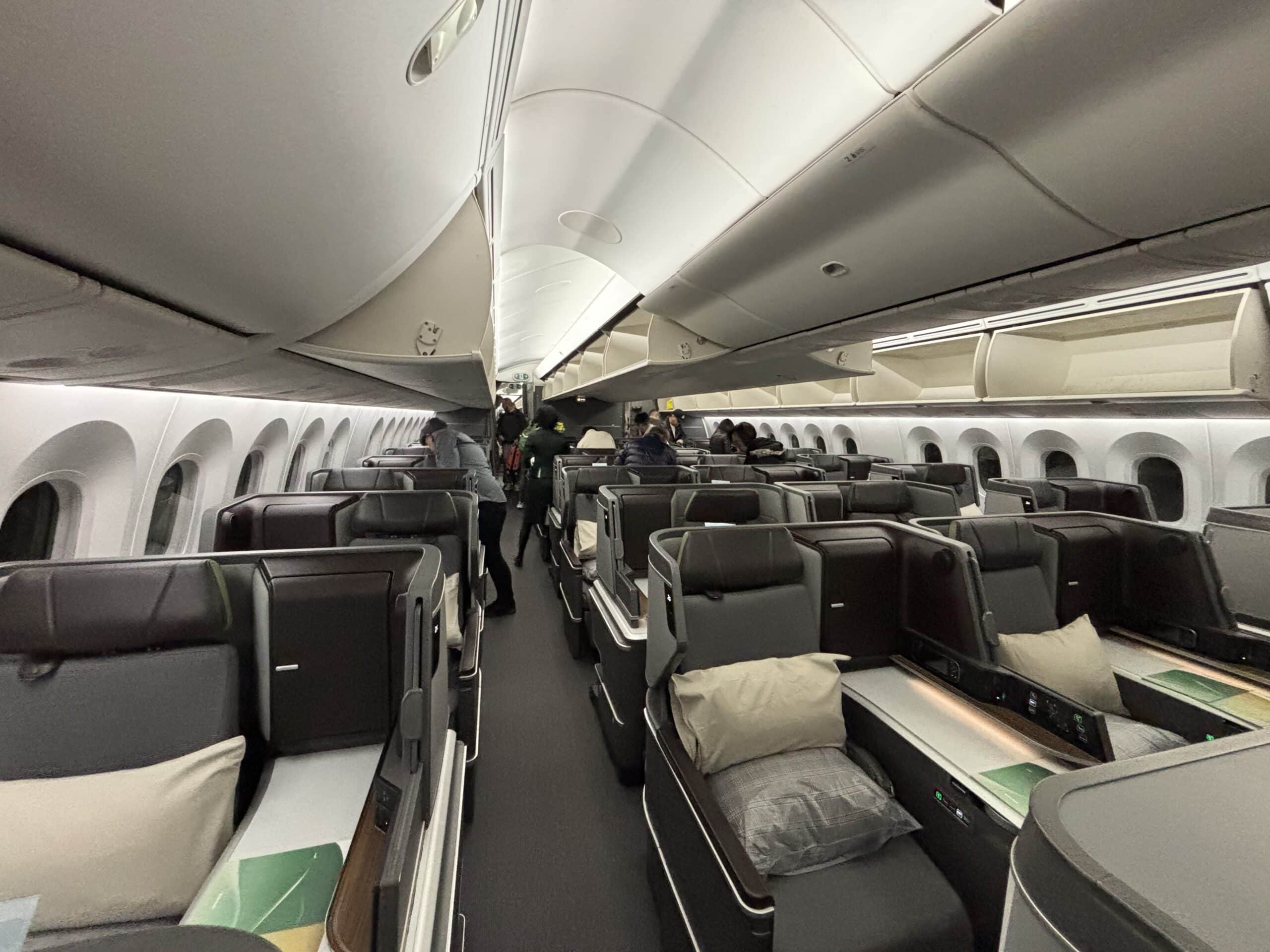 EVA Air Business Class 787 Review | Cabin