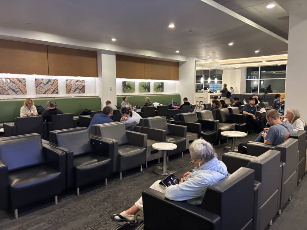 EVA Air Business Class 787 Lounge | Club at SEA