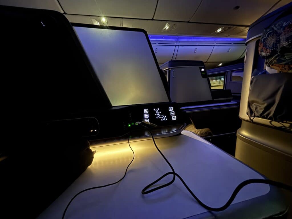 EVA Air Business Class 787 Review | Seat