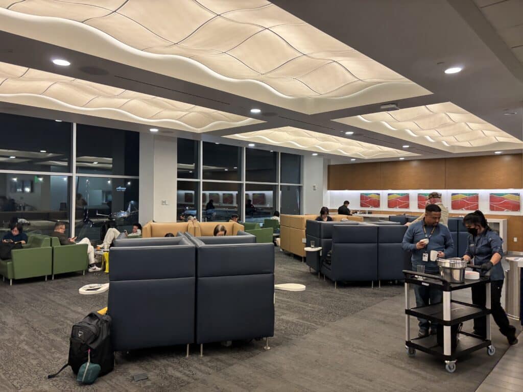 EVA Air Business Class 787 Lounge | Club at SEA