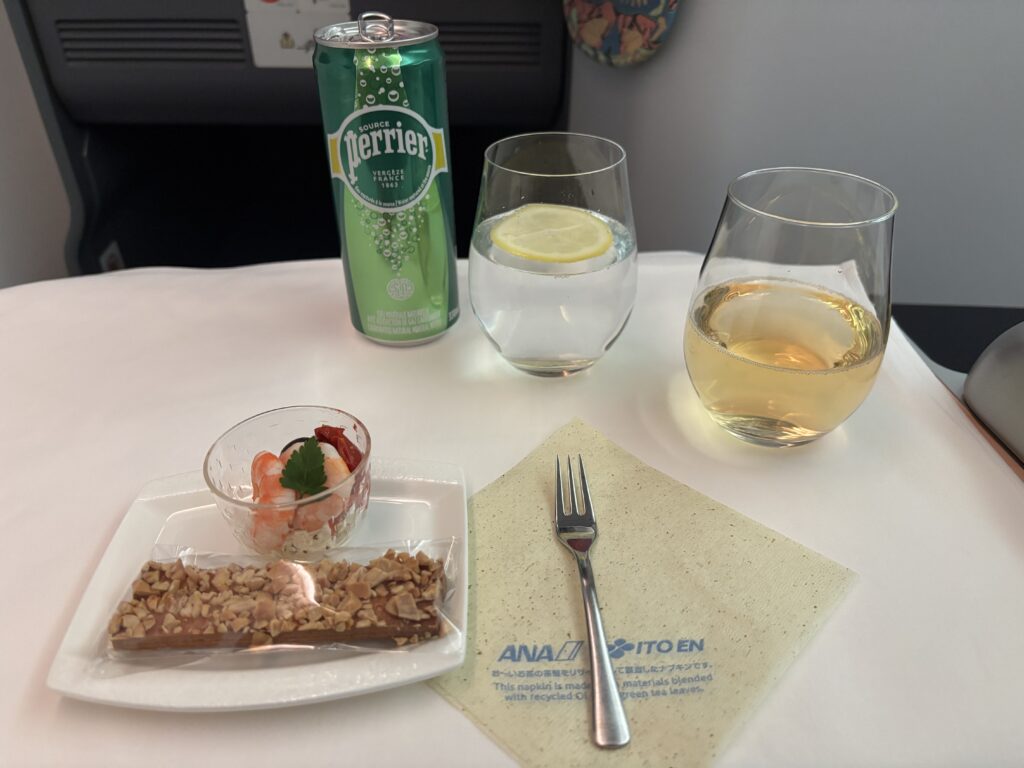 ANA 787 Business Class Meal | Dinner