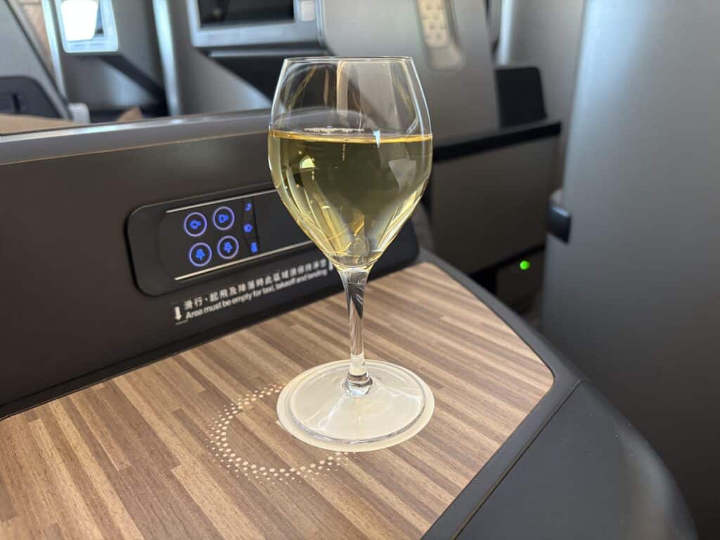 Starlux A330 Business Class Meal Service